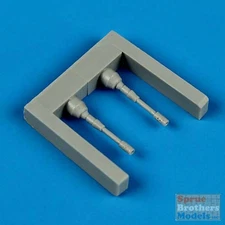 QBT48536 1:48 Quickboost Mirage III Gun Barrels (EDU/HBS kit)