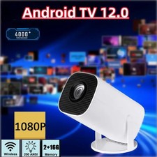 Mini Beamer 1080P UHD Heimkino Projektor LED  WiFi Bluetooth Android Taschenkino