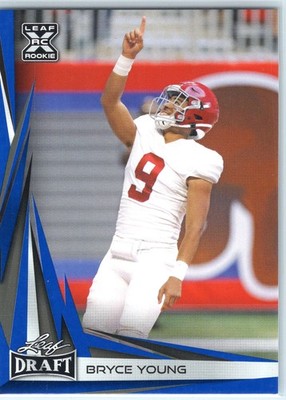 2023 Leaf Draft #B2-7 Bryce Young Base V2 Blue