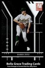 2004 Donruss Elite Barry Zito #54 Oakland Athletics