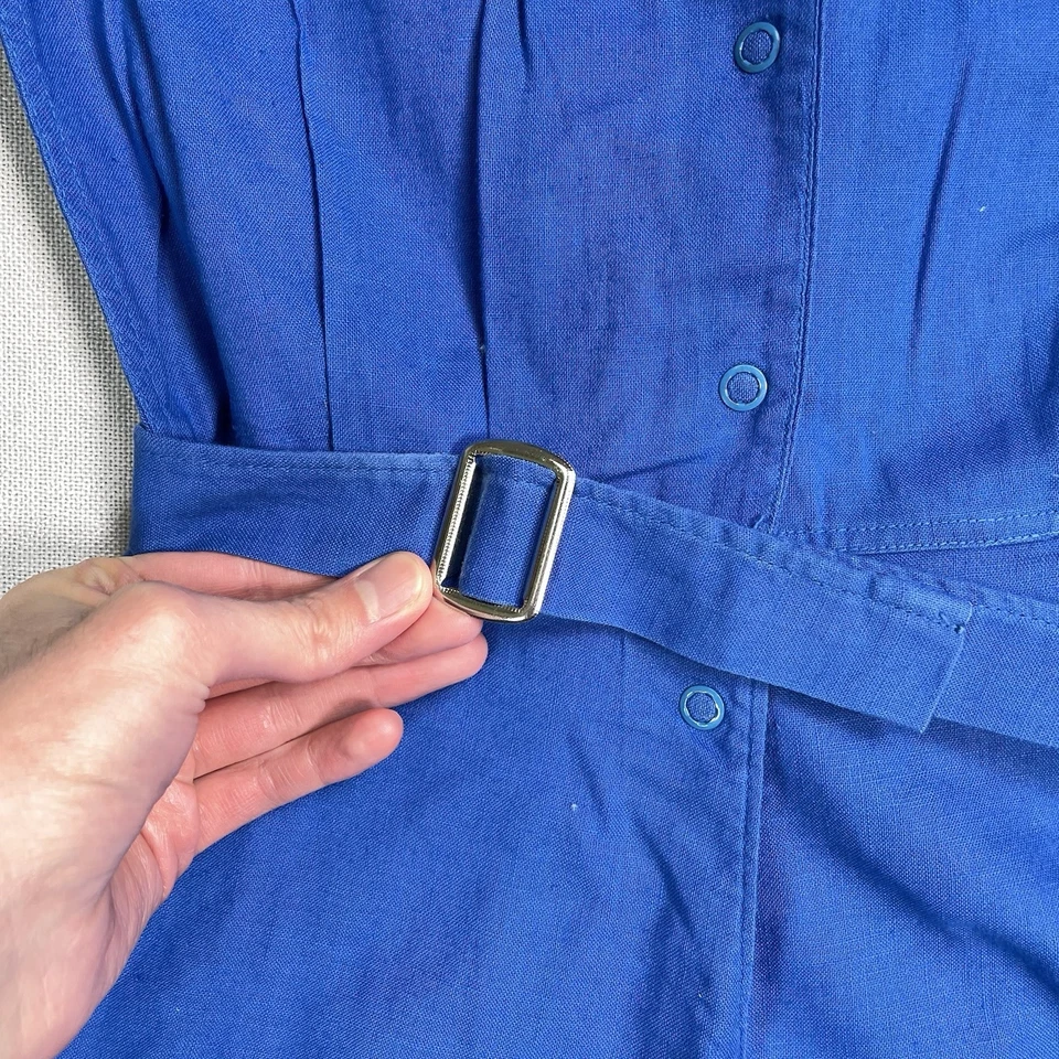 VINTAGE 40s 50s Gym Uniform Jumpsuit Womens Size 12 Phys Ed Sanforized Moore - Image 4 of 4