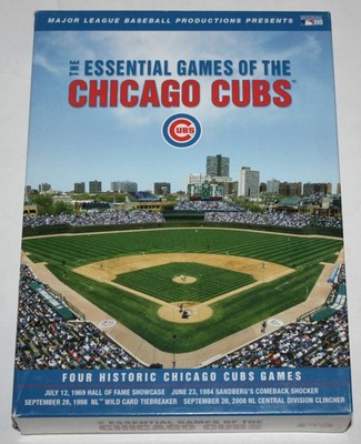 Essential Games Of The Chicago Cubs DVD Box Set MLB Baseball