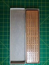Vintage Baron Wood Cribbage Board 2 Player Board No. 5-1062/100 Made In USA