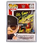 Funko Pop WWE 54 Sgt Slaughter Autographed Wrestling Figure Signed Rare Edition