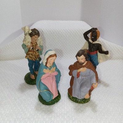 4 Pcs Japan Yoko Boeki Nativity Scene Figurines.  Read Description 