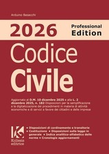 Codice civile 2026. Professional edition. Aggiornato al D.M. 10 dicembre 2025 e 