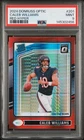 2024 Panini Donruss Optic #201 Caleb Williams Red Hyper PSA 9