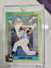 Sammy Sosa Birthday Error , Topps, #692 , 1989 Monthly Scorecard. OF, Chicago WS