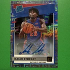 Isaiah Stewart 2020-21 Panini Donruss Rated Rookie Autograph Choice Pistons