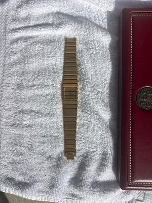Vintage Piaget Polo 18K Yellow Gold Watch Original Box Papers Serviced