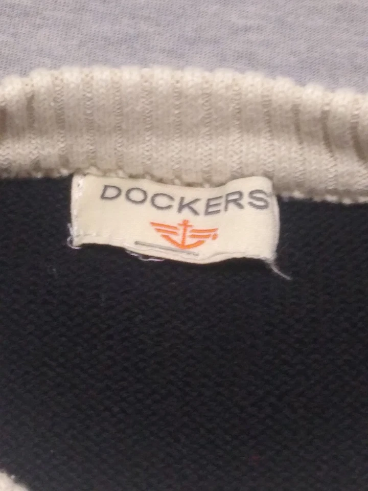 Suéter Dockers Tejido Feo Navidad Reno Rojo Nórdico XL Algodón Vacaciones Foto 4 de 4