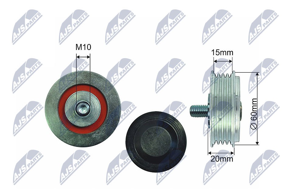 Pulley Idler V-Belt For Audi A4 B5 A4 B6 A6 C4 A6 C5 Cabriolet B3 - Image 8