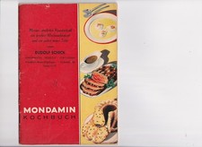 KOCHBUCH "MONDAMIN", MAIS - Speisestärke, Din A5, 48 Seiten, 250 Rezepte 1955 ?