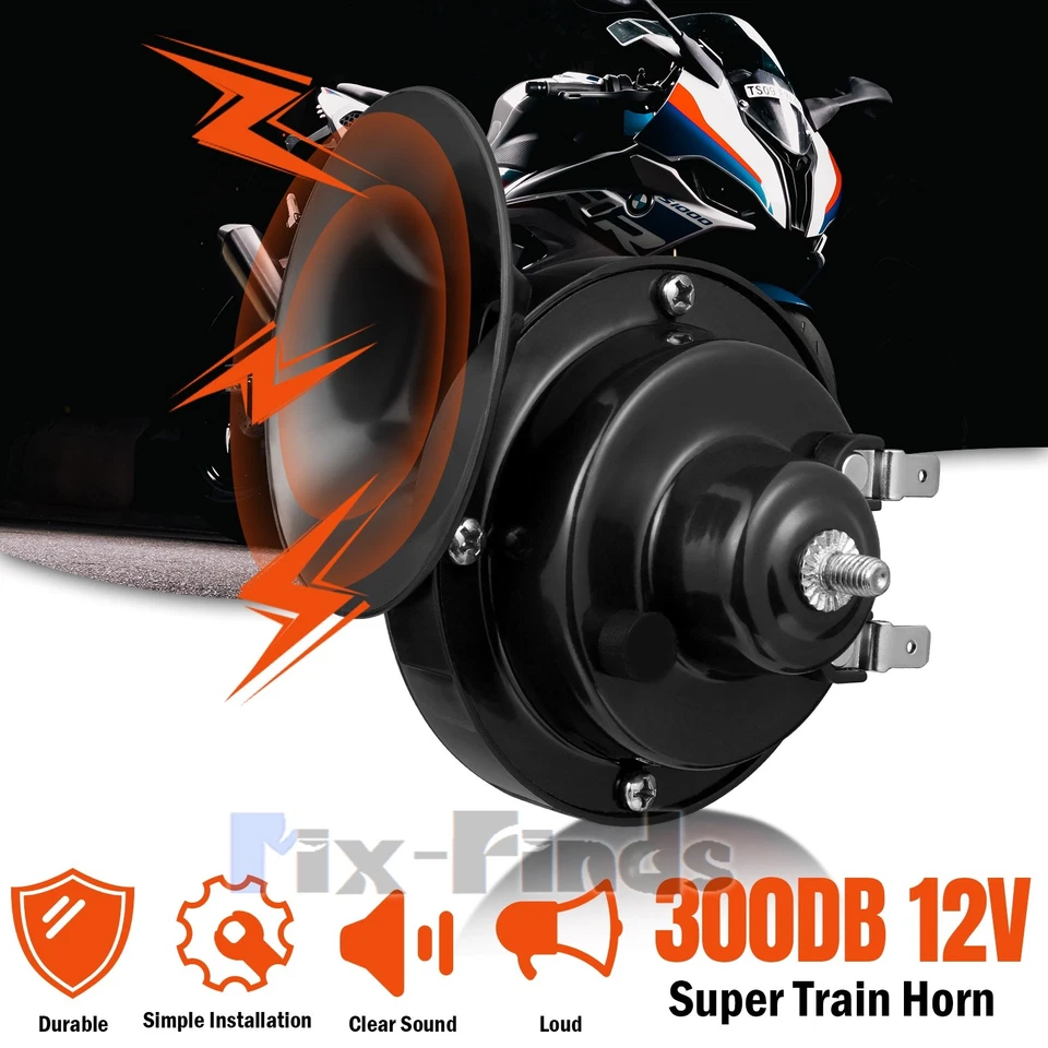 2x Bocinas de Coche, 12V Super Fuertes Bocinas, 300DB Impermeable Doble Camión Bocinas Eléctricas Foto 4 de 4