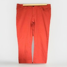 Banana Republic Heritage Jeans Womens 30 Skinny Zip Ankle Coral Casual Summer 