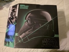 Star Wars The Black Series Imperial Death Trooper Electronic Helmet Damaged Box