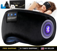 Bluetooth Sleep Mask with Wireless Headphones for Comfortable Rest