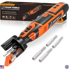 Cordless Lawn Mower Blade Sharpener - Adjustable Angle, Rotary Tool,