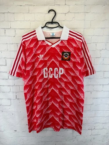 SOVIET UNION USSR 1989 1991 RETRO VINTAGE STYLE FOOTBALL SHIRT JERSEY HOME CCCP
