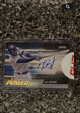 KRIS BRYANT 2018 TOPPS STADIUM CLUB POWER ZONE ON CARD AUTO AUTOGRAPH 3/10
