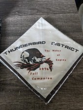 VINTAGE THUNDERBIRD DISTRICT 1976 SCOUT FALL CAMPOREE EAGLES BSA NECKERCHIEF NEW