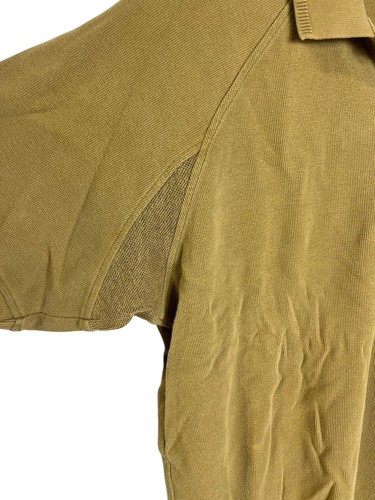 Vintage Kuhl ALF Polo Cotton Shirt Vented Tan Size Men's Large - Picture 4 of 7