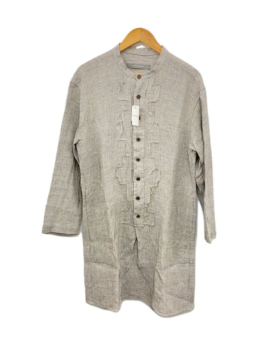 YUTA MATSUOKA LONG SLEEVE SHIRT YUTAMATSU OKARON 2 LINEN Gray Used 