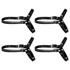 2 Pair Detachable Shoe Straps for Heels Adjustable Ankle Strap Black