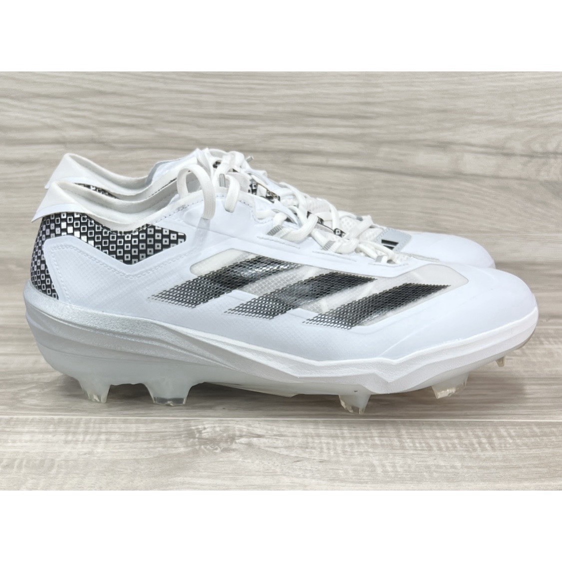 Adidas Adizero Impact TPU White Black Baseball Cleats IH4730 RARE