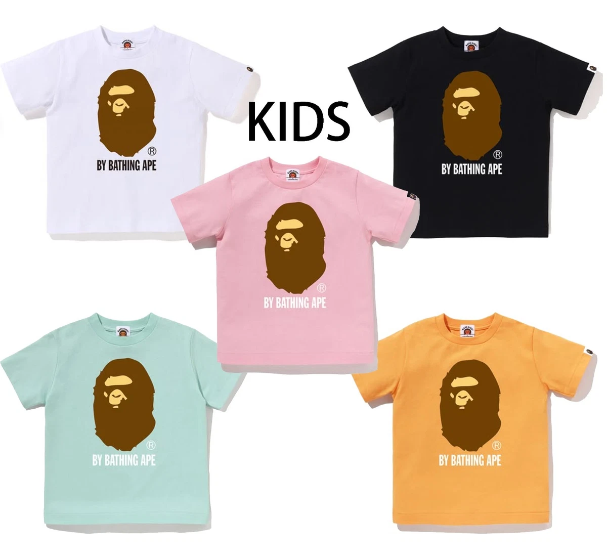 A Bathing Ape Unisex Kids' Tops & T-Shirts for sale - eBay