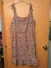 Old Navy 2x Cami babydoll dress floral print