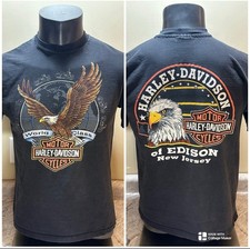 Vintage 90s 1992 Harley Davidson World Class Eagle Emblem Size L Single Stitch