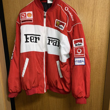 Vintage Formel 1 Ferrari Jacke Marlboro Michael Schumacher  Größe XL rot Nr. 21