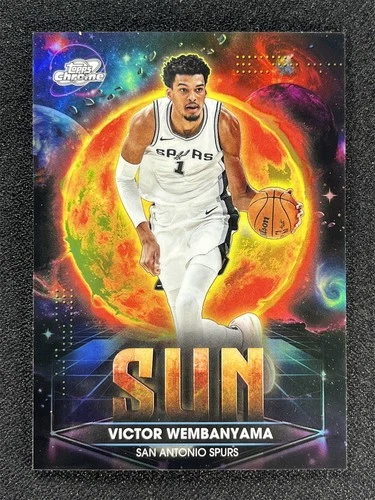 2025 Topps Cosmic Chrome Victor Wembanyama Sun (RAW)