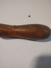 Vintage Cast Metal Animal Head Figural Can Opener, Wooden Handle Curved Jaw — photo 9