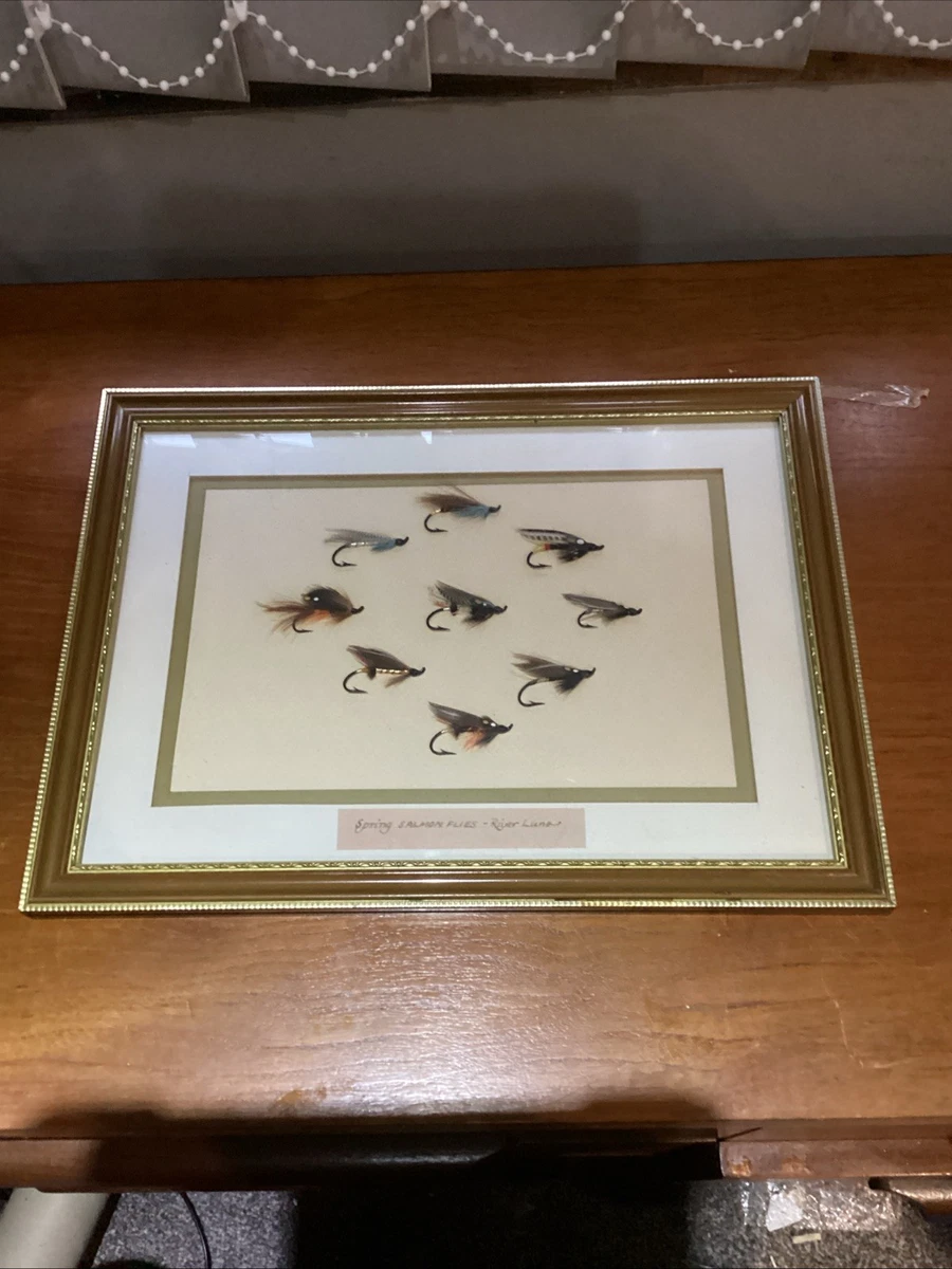 Poster Publicitaire Vintage Breamers Southern Flies Avec Boîte De Mouches NOS #6