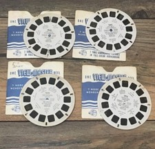 Four View-Master Reels Cowboys Roy Rogers Hopalong Cassidy Rodeo 940 942 945 955