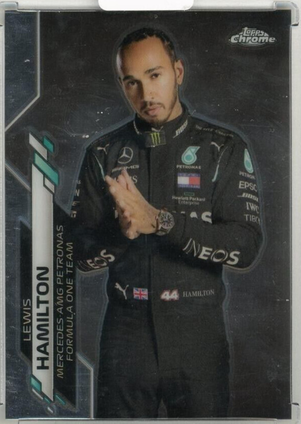 2020 TOPPS CHROME FORMULA 1 Lewis Hamilton #1 Mercedes-AMG Petronas