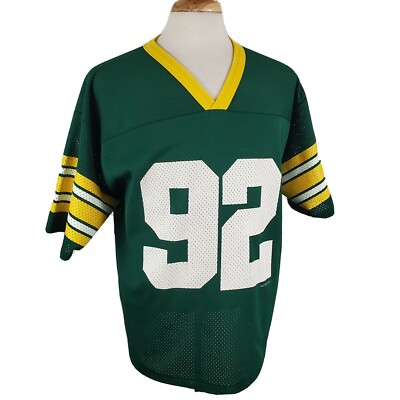 Green Bay Packers 92番ジャージ GREEN BAY PACKERS REGGIE WHITE #92 FOOTBALL JERSEY SIZE XL