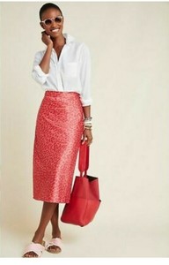 hutch leopard midi skirt