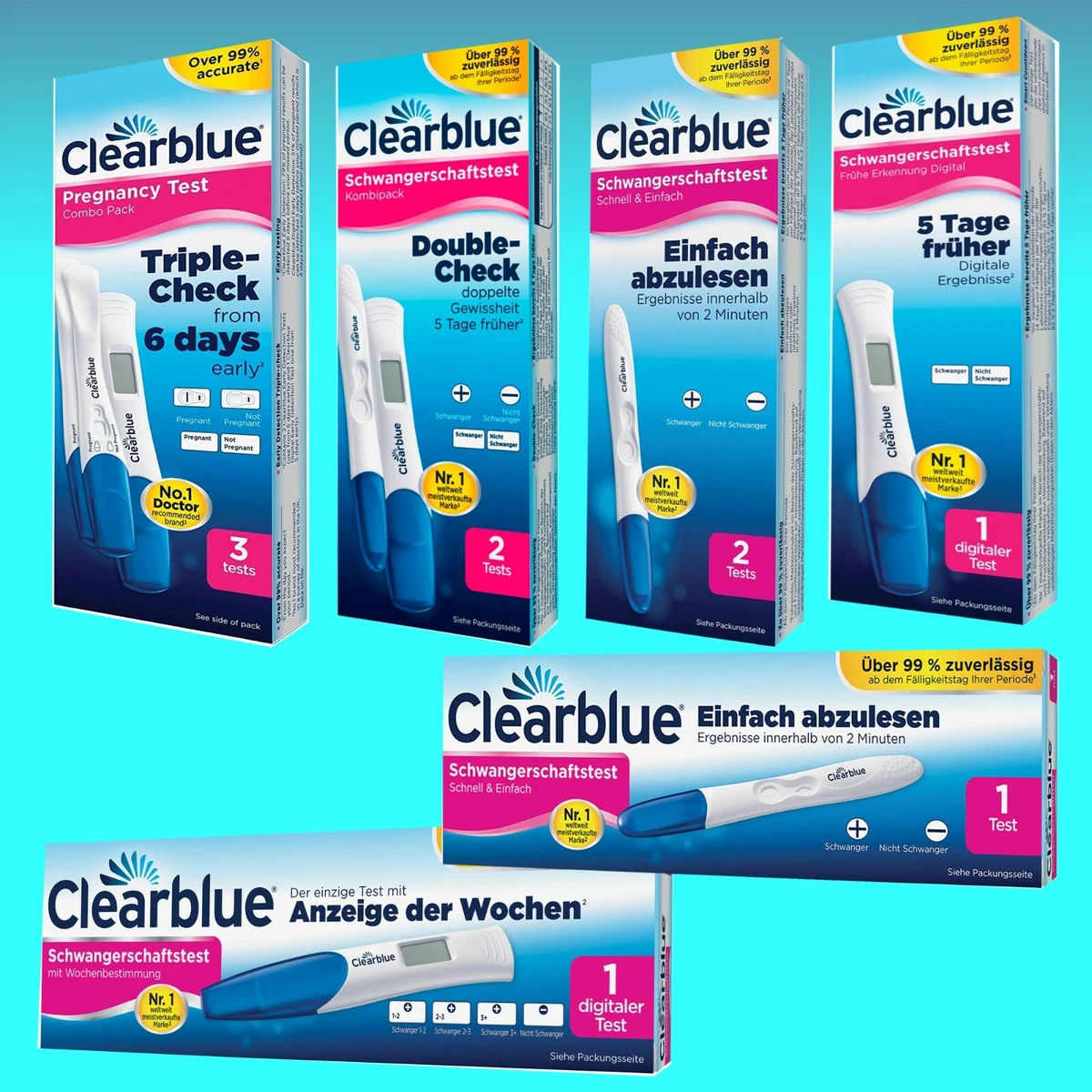 Clearblue Anzeige Der Wochen DIGITAL