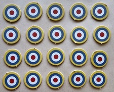 Axis  Allies Spring 1942 Game Replacement Parts 2009, 20 United Kingdom Markers