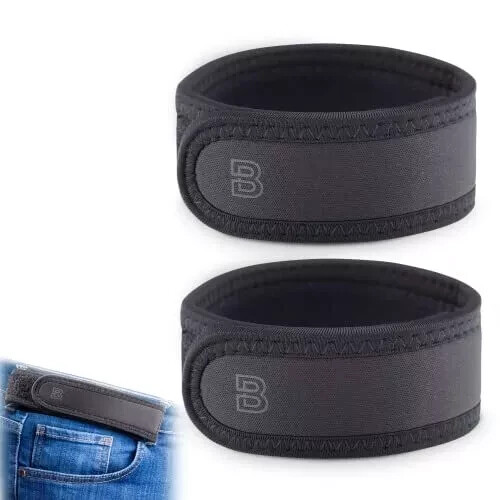 BeltBro Pro Pairs For Men Elastic Belt With Ultra-Soft Edge Padding 1.5 Inch - Picture 1 of 7