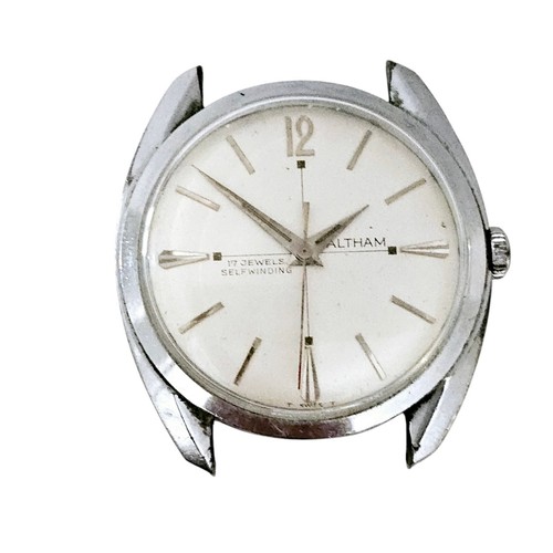Waltham Mens Automatic Selfwinding Watch Crosshair Cross Hair Dial Swiss Runs - Picture 2 of 17