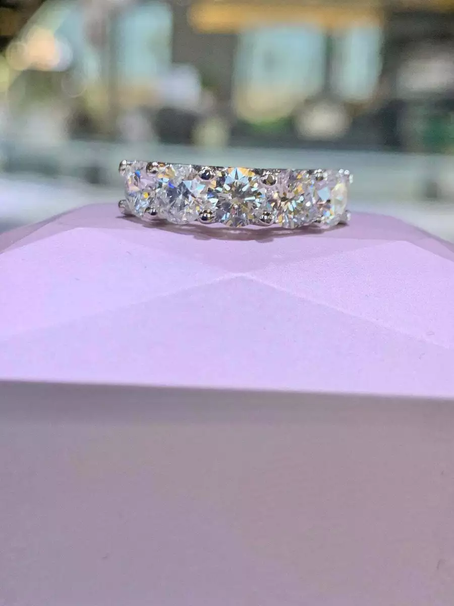 Cubic zirconia infinity on sale ring