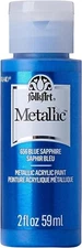Blue Sapphire Metallic Acrylic Paint, 2 Fl Oz (Pack of 1)