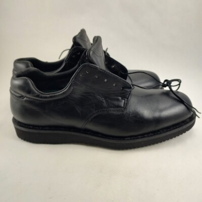 DREW Mens Black Leather Orthopedic Diabetic Lace Up Shoes Vibram Sole 13 B
