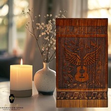 Handcrafted Wooden Urn Box Urns for Human Ashes Adult LargeCremation