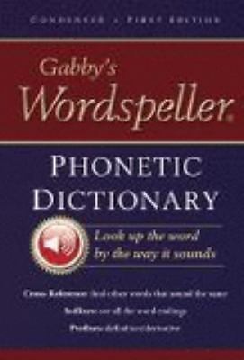 Gabby's Wordspeller Phonetic Dictionary: Fin- 0980102502, paperback, Diane Frank