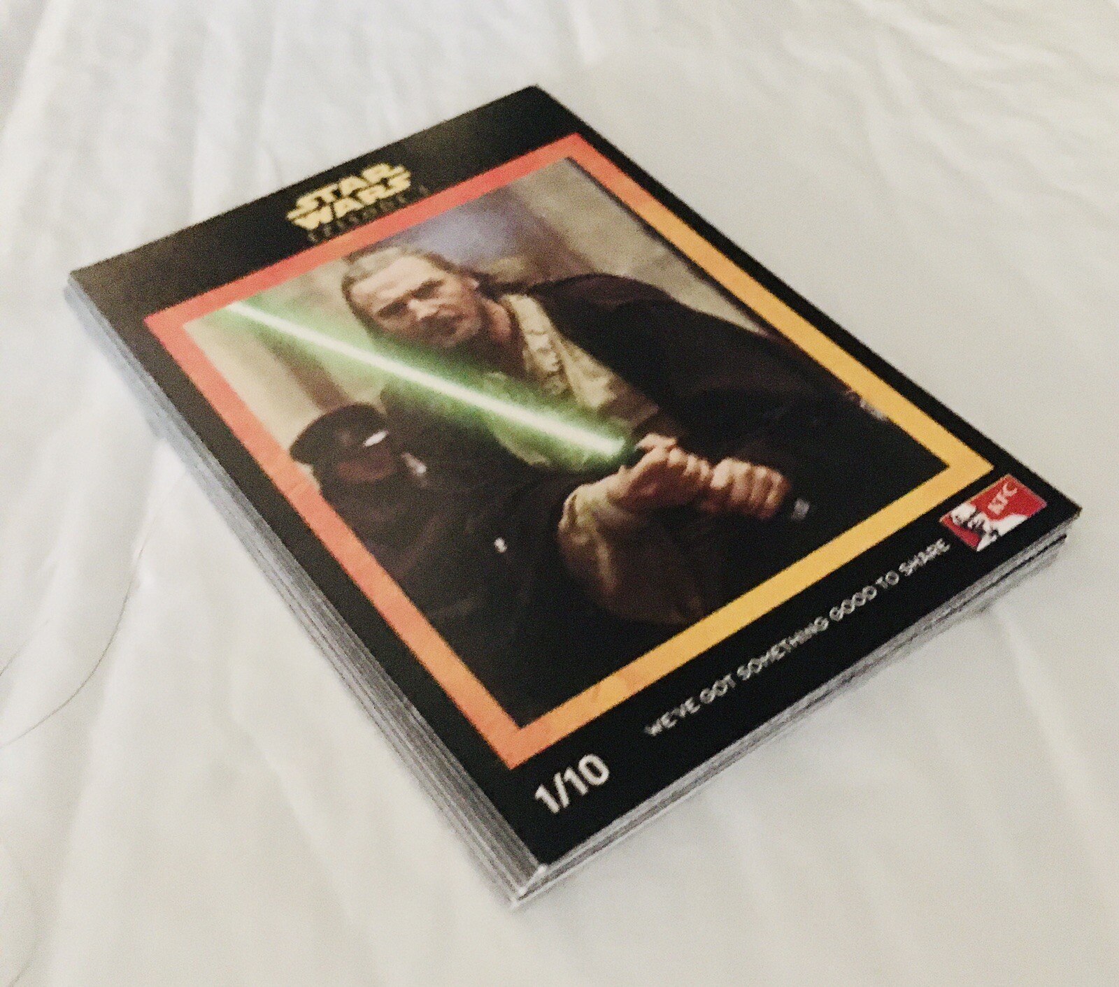 Star Wars Episode 1 Trading Card Complete Set 1-10 Australia Edition KFC 1999 - Picture 5 of 9